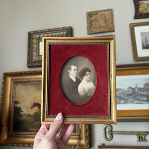 Vintage Framed Couple Portrait